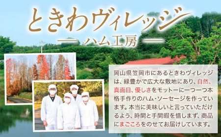 切り落とし ハム & ベーコン 4袋 社会福祉法人敬業会ヴィレッジ興産 ときわヴィレッジ《30日以内に出荷予定(土日祝除く)》岡山県 笠岡市 惣菜 小分け 送料無料