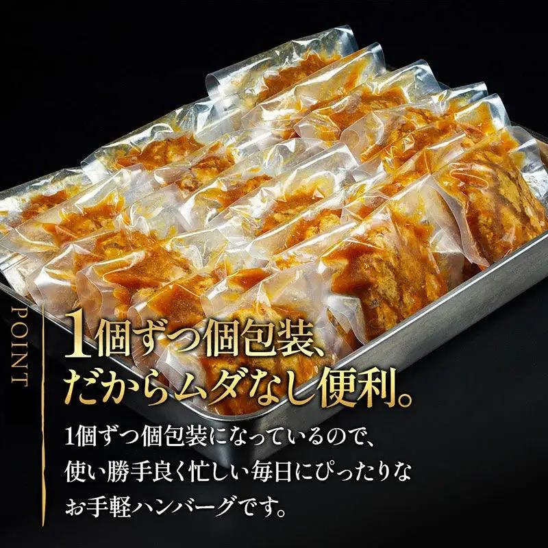 《定期便8ヶ月》お肉屋さんのハンバーグ 昔懐かしいデミグラスソース(160g×4個)＆和風オニオンソース(150g×4個) ×8回