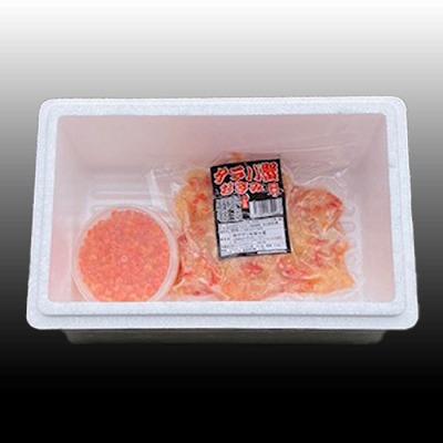 ふるさと納税 根室市 いくら醤油漬け100g×1P・タラバガニむき身300g×1Pセット B-36050 |  | 01