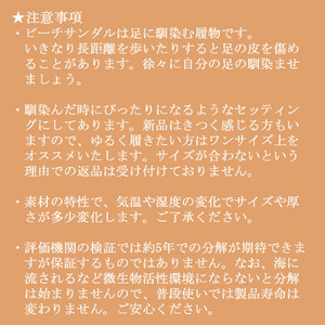 ビーチサンダル ブラック 【サンダル】