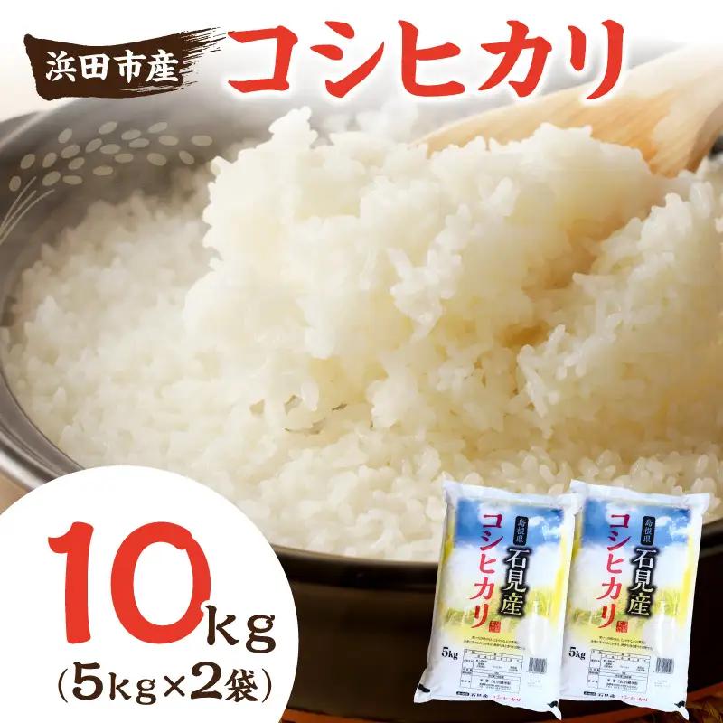 浜田市産コシヒカリ10kg (5kg×2袋) 【197_1968】
