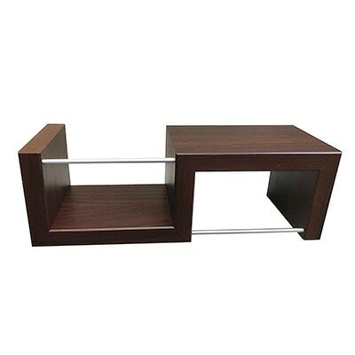 【ふるさと納税】木製壁面収納「ジグラック」Sタイプ・ウォールナット【配送不可地域：離島】【1087697】