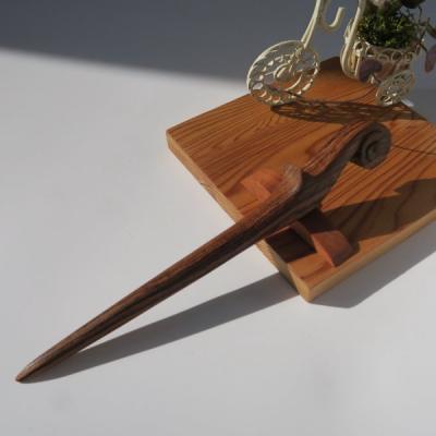 ふるさと納税 小牧市 木製かんざし スクロール型 (ボコーテ) [195S27-01] |  | 02