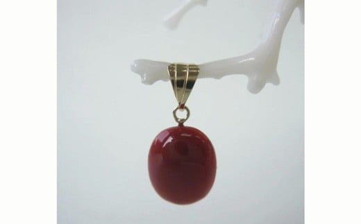 
珊瑚職人館の珊瑚のペンダント13

