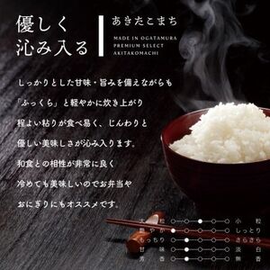 【毎月定期便】秋田県産あきたこまち無洗米5kg(5kg×1)全6回【配送不可地域：離島・沖縄県】【4073081】