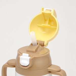 超軽量2WAYストローステンマグ 350ml くまのがっこう ステンレス 水筒 ボトル 真空二層構造 保冷専用 12-123