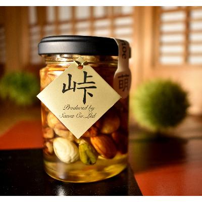 ふるさと納税 日高町 ナッツの蜂蜜漬【峠プレミアム　萌(MOE)】〜熊野古道　峠の蜂蜜×ナッツ(日高町)