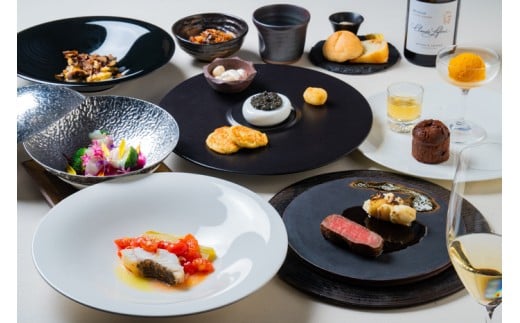 【1泊2食付きペア宿泊券】別邸 天降る丘 Lueur Gastronomieコース＜menu Lueur＞プラン(天降る丘/IB103-001)   宿泊 宿泊券 ホテル 指宿 鹿児島 宿 旅行 旅