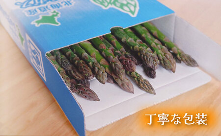 【定期便2ヵ月】春野菜 鮮度抜群 富良野産 アスパラガス サイズ無選別 2kg×1箱 全2回｜北海道富良野市 4～5月上旬発送 シャキシャキ食感 贅沢 ギフト プレゼント アスパラ グリーンアスパラ 