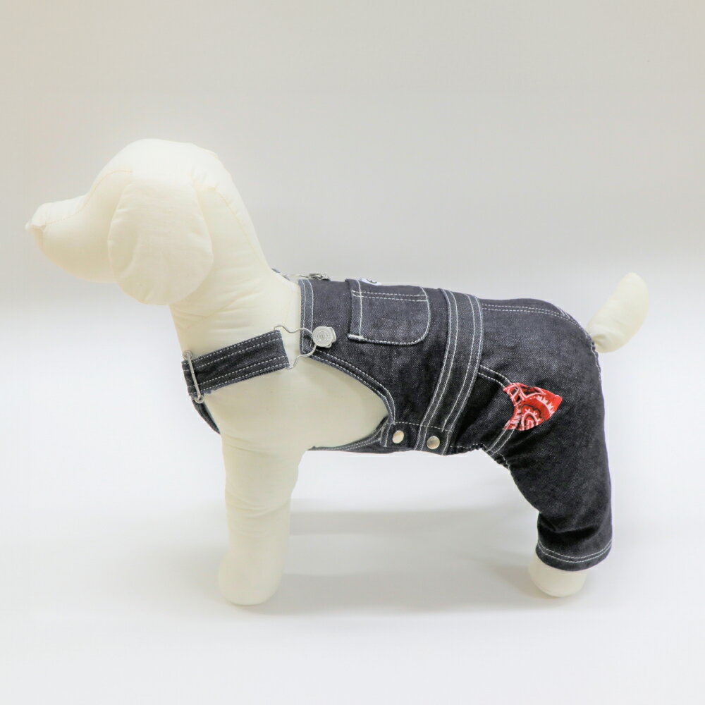 【ふるさと納税】OW デニオール　雑貨・日用品・愛犬用・オーバーオール・アメカジ・除菌オゾン加工・清潔・安心・犬・デニム