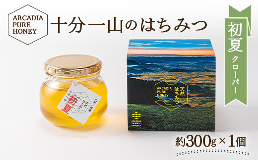 
十分一山のはちみつ（約300g×1個）初夏採れ［ ARCADIA PURE HONEY ］SDGsに取り組むアルカディアはちみつプロジェクト [1746]
