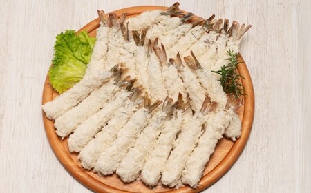 AF081.市場のまかないエビフライ60尾（約1,920g）