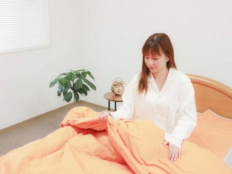 あったか 掛布団カバー【リヨセル×モイスケア(R)】オレンジ シングル 150×210cm｜春・秋 合い掛け 吸湿発熱 夏 [3596]