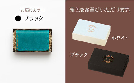 【ブラック】本格レザー 名刺入れ [OBG004-3] レザー 名刺入れ