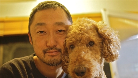【ある青い晴天の日の出来事】直筆サイン入り　額付きジークレープリント　小田原にある景色　心象風景　片田舎の風景　子供の頃に見た風景　海　空　山