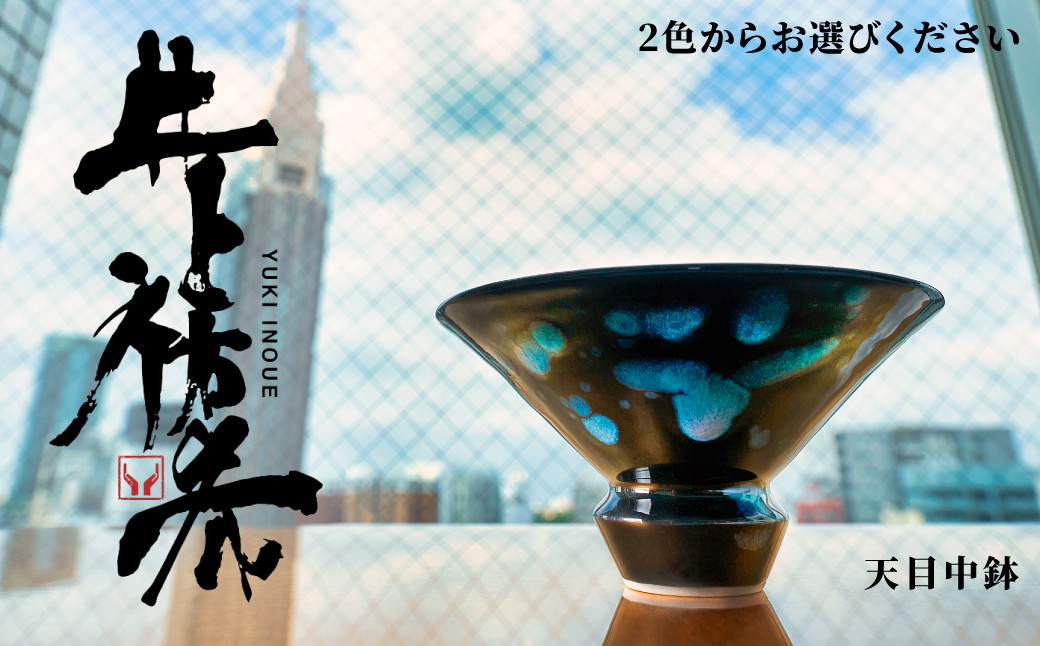 
            【井上祐希】有田焼／天目 中鉢 ※お好きな柄をお選びください
          