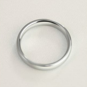 指輪 チタンリング 甲丸 (幅2.5mm) 8号 | 指輪 アクセサリー 新潟県 弥彦村