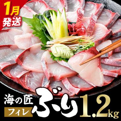 ふるさと納税 佐伯市 <先行予約受付中!2027年1月以降順次発送予定!>海の匠 ブリ フィレ (1.2kg)