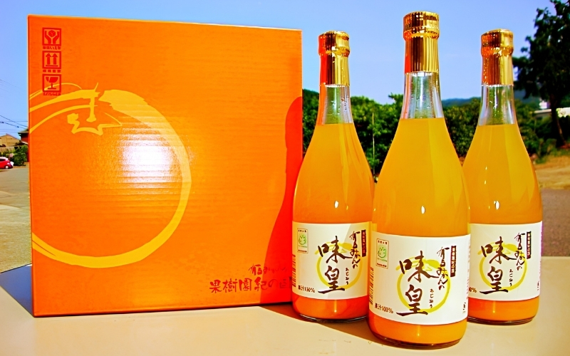 有田みかんの味皇（あじおう）720ml×3本【kjk100A】