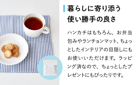 【ギフト対応・ラッピング済】 【播州織】 メンズ用ハンカチ2枚セット A／ CHECK&STRIPE おしゃれ 綿素材 日本製 ハンカチ ギフトセット オリジナル 男性向け 雑貨 プレゼント