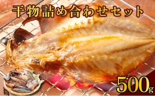 MT014-1 海駅製作所 干物詰め合わせ お任せ３種以上　500g