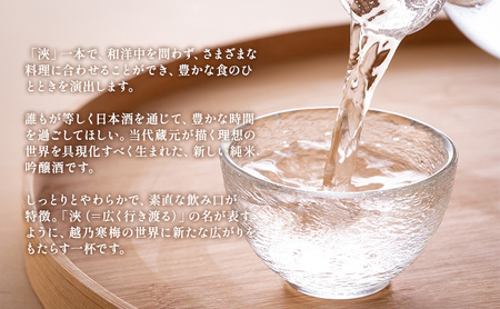 越乃寒梅　浹　純米吟醸 720ml・梅酒 720ml　2本セット 日本酒 お酒 晩酌 家飲み 宅飲み 飲み比べ 素直な飲み口 女子会 五百万石 