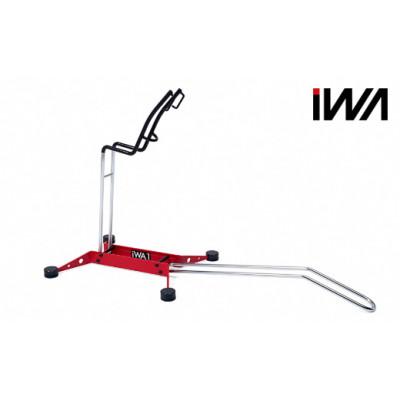 ふるさと納税 岩倉市 ディスプレイ&amp;メンテナンススタンド　iWA1+フォークサポートセット　赤