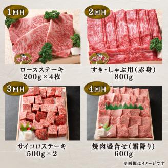 近江牛 特選 定期便 全12回 近江牛 12ヶ月 連続 食べつくしコース ( 1年分 お肉 黒毛和牛 牛肉 肉 すき焼き しゃぶしゃぶ 焼肉 ギフト 自宅用 高級 国産 ブランド牛 三大和牛 和牛