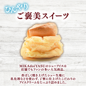 【乳化剤不使用】シューアイス 6個 手作り アイス