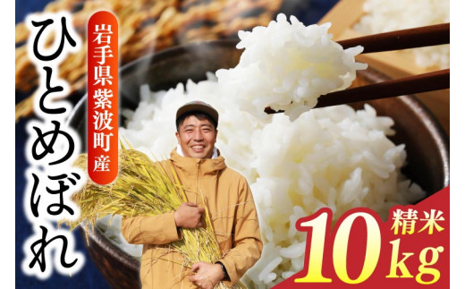 数量限定 令和7年産 「ひとめぼれ」 精米 10kg | 米 お米 コメ 精米 白米 ヒトメボレ 岩手県紫波町 (DZ002) 10kg