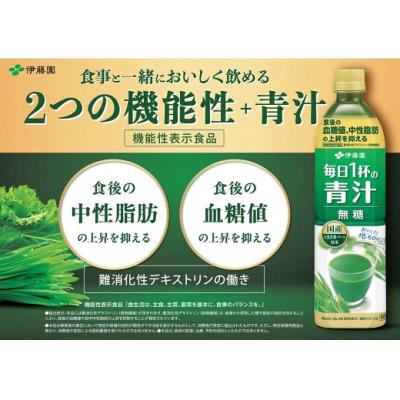 ふるさと納税 小山町 伊藤園　機能性表示食品　毎日1杯の青汁無糖　900g　12本