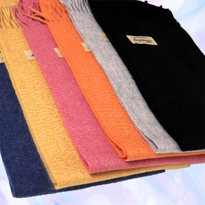 高級 カシミヤ100％ 薄手 プチマフラー 無地 66301 レディース 内モンゴル産 マスタード ／ まちづくり観光振興機構 通勤 通学 プレゼント ギフト 奈良県 田原本町