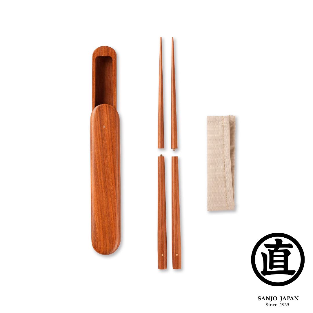 【ふるさと納税】携帯用箸セット 紫檀 235mm 23.5cm 燕三条製 ものづくり [マルナオ] 【081S014】
