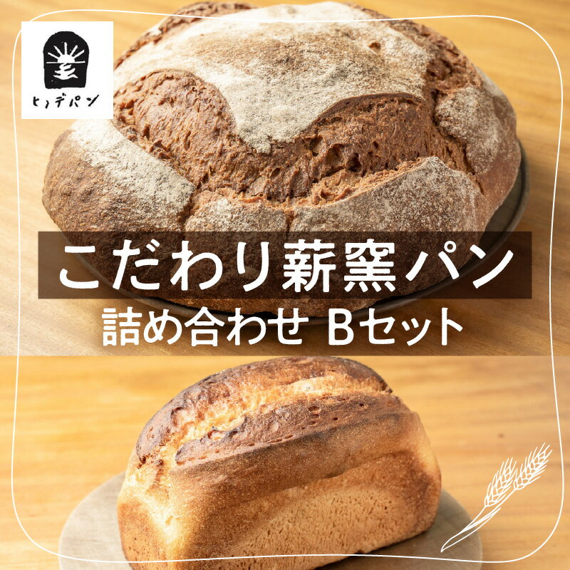 【ふるさと納税】国産有機小麦使用 こだわり薪窯パン詰め合わせ Bセット