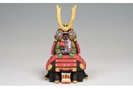 PCD-4.【端午の節句のお祝いに】奈良一刀彫　五月人形　具足　4号