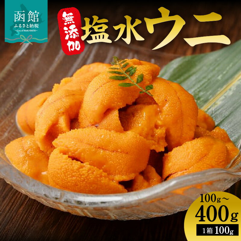 【ふるさと納税】無添加塩水ウニパック ミョウバン不使用 天然うに ウニ うに丼 軍艦巻き 北海道 函館 ふるさと