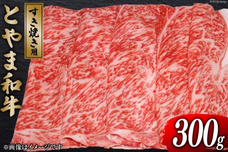 牛肉 とやま和牛 すき焼き用 300g [JAみな穂 富山県 朝日町 34310367] 和牛 肉 すき焼き すきやき 肩ロース A4ランク以上 朝日町産 冷凍