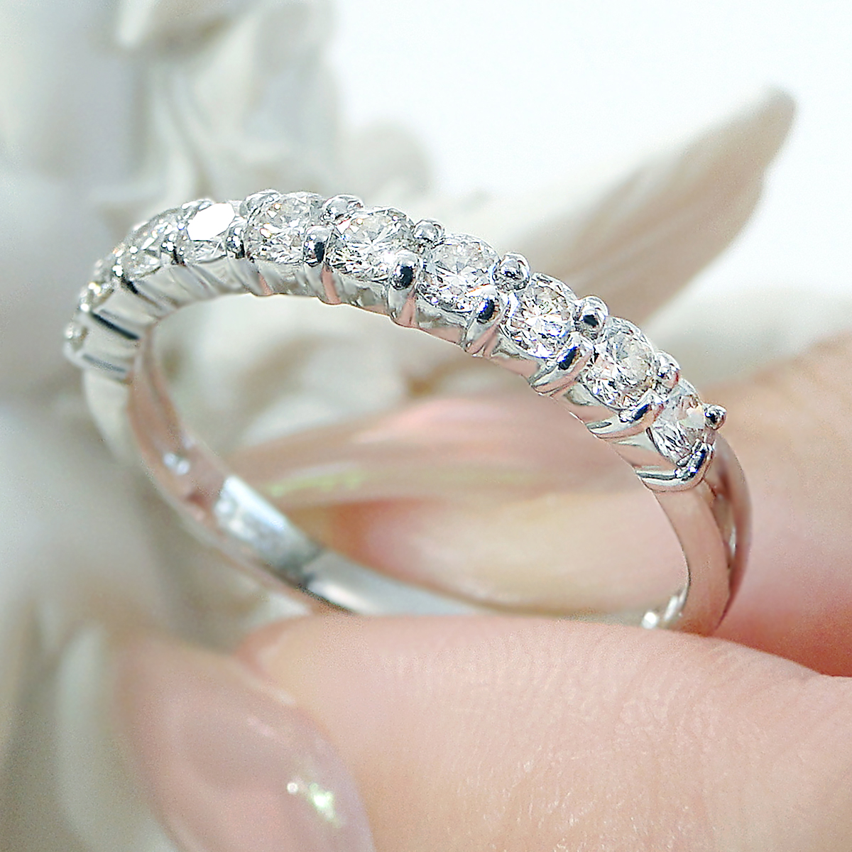 Pt ダイヤ（H&C)0.50ct　リング　208730