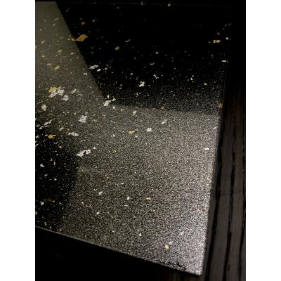 ふるさと納税 海南市 ガラスプレートM　メタル金箔ブラック |  | 02