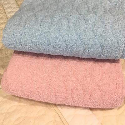 ふるさと納税 泉大津市 パイル綿100%　スーパーパイル　敷パッド　セミダブル　ブルー |  | 03