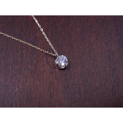 ふるさと納税 中央市 K18イエローゴールドソリティアダイヤモンドネックレス |  | 01