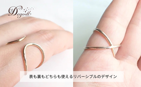 Degodd デゴッド Relaxing GLリング 13号  リング 指輪 ゴールドリング アクセサリー レディースアクセサリー シンプル シンプルリング シンプルアクセサリー ゴールドアクセサリー