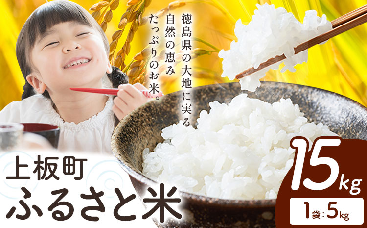 もちもち美味しい！ 上板町ふるさと米 精米 15kg 《11月中旬-12月末頃出荷》徳島県 上板町 お米 米 白米