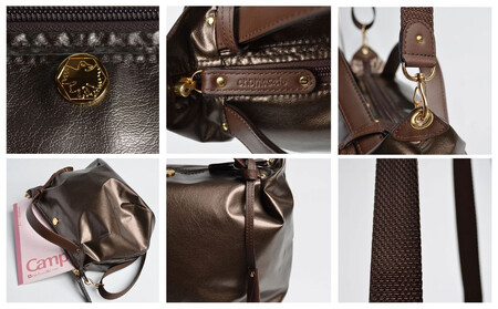 【onomasato】3ways バッグ S《women 軽量》/ ホワイト｜京都 ブランドバッグ 人気シリーズ［ 肘掛け・肩掛け・斜め掛けが可能 撥水 耐久性あり 軽量 日常使い 人気 おすすめ ギ