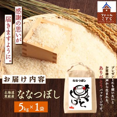 ふるさと納税 恵庭市 北海道恵庭産　ななつぼし 5kg×1袋【67001901】 |  | 03