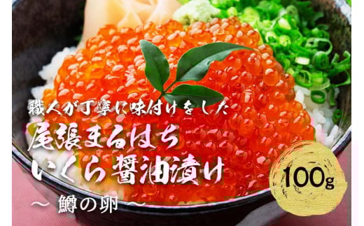 いくら 醤油漬け(100g) 鱒の卵 冷凍 尾張まるはち