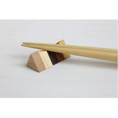 ふるさと納税 日南町 寄木の箸置き