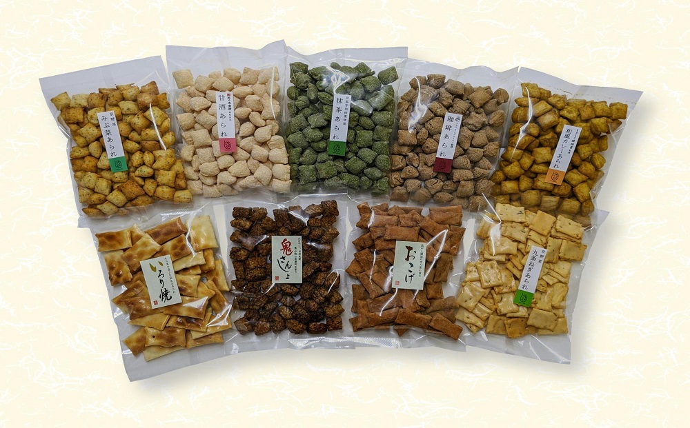 【ゆりやいっぷく】京の素材あられ大袋セット［ 京都 あられ おかき せんべい 人気 おすすめ おいしい ギフト プレゼント グルメ 食べ比べ 詰め合わせ セット お取り寄せ ふるさと納税 ］ 261009_B-BD03