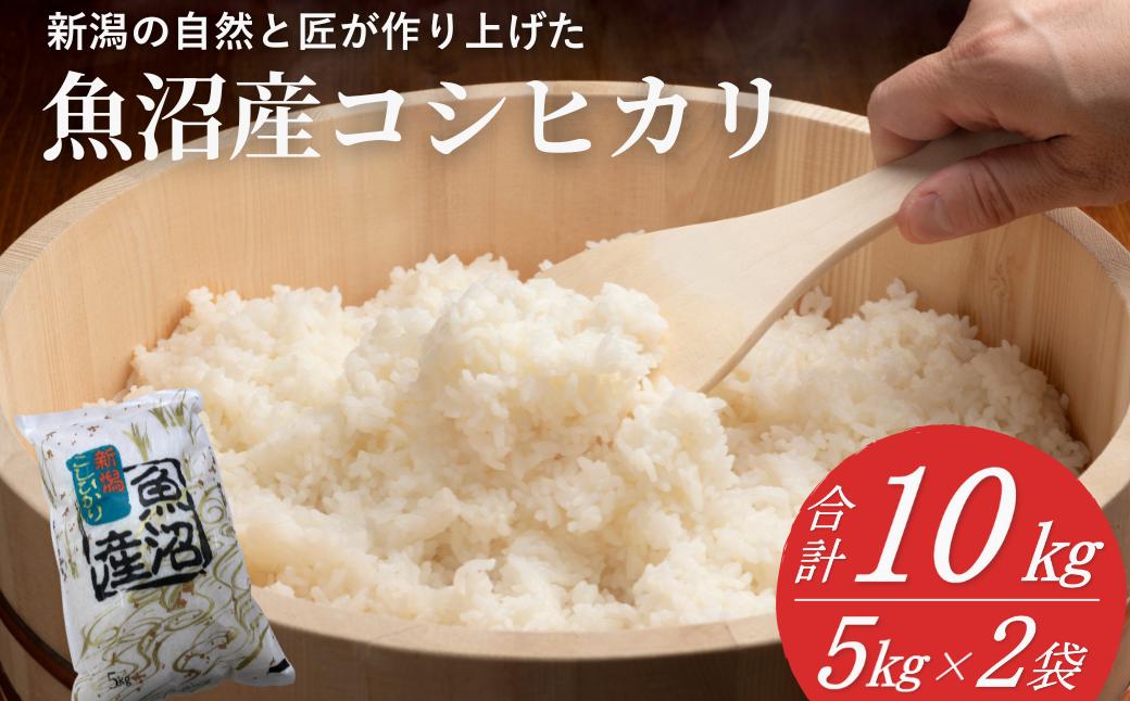 
            【令和7年産 新米予約】 魚沼産コシヒカリ 精米10kg(5kg×2袋) ※2025年11月下旬頃から発送開始 白米 精米 新潟県産コシヒカリ 共栄農工社【0002-KY02-01】
          
