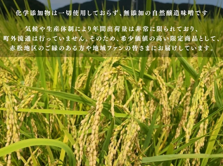 【美波町・赤松地区発】赤松女性部の手作り味噌 ー定期便６ヵ月